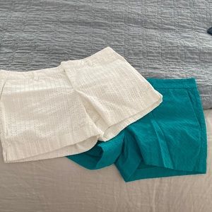 Banana Republic eyelet shorts- perfect for dressing up in the warm weather!